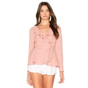 Auguste Harvey Wrap Top